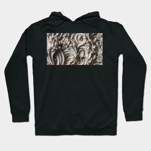 Seamless Leaf Relief Carving IX Hoodie by newdreamsss